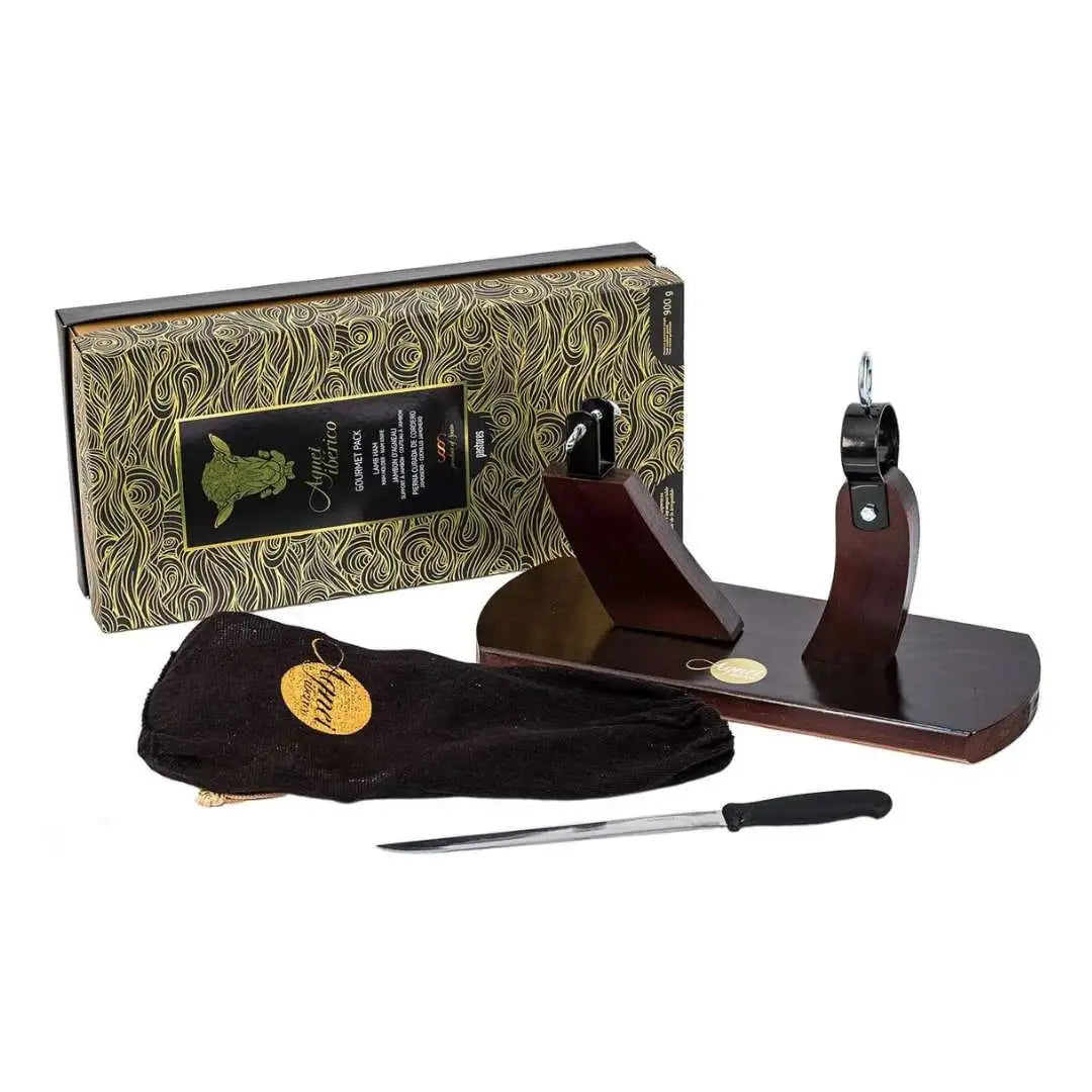 Support a jambon agneau couteau Agnei Iberico | coffret jambon